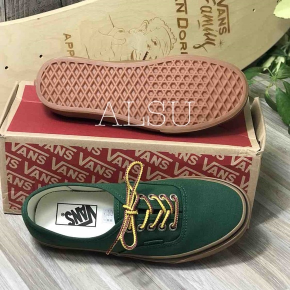 NWT VANS Authentic Gumsole Eden Boot Lace Green W - Picture 6 of 7